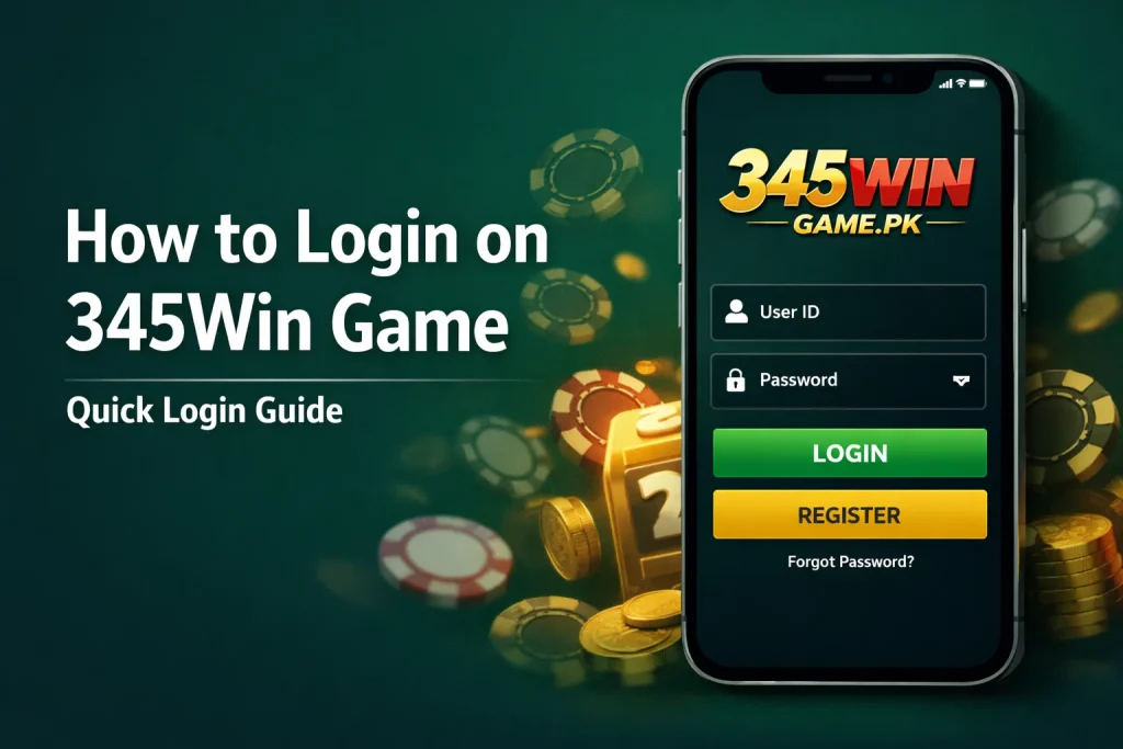 How to Login on 345Win Game