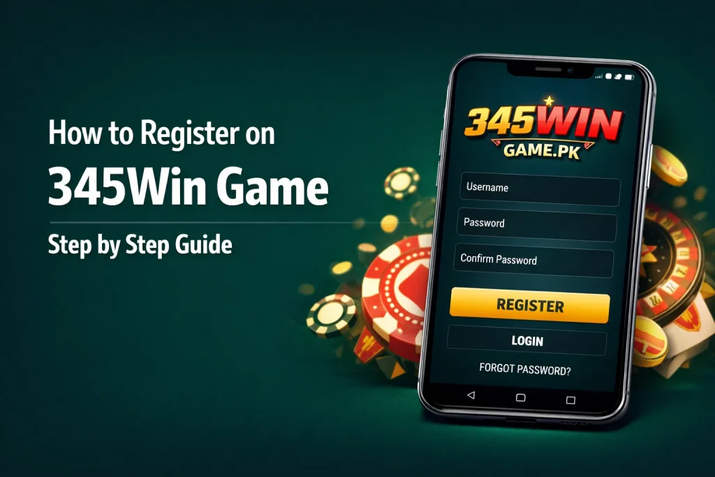 How to Register on 345Win Game